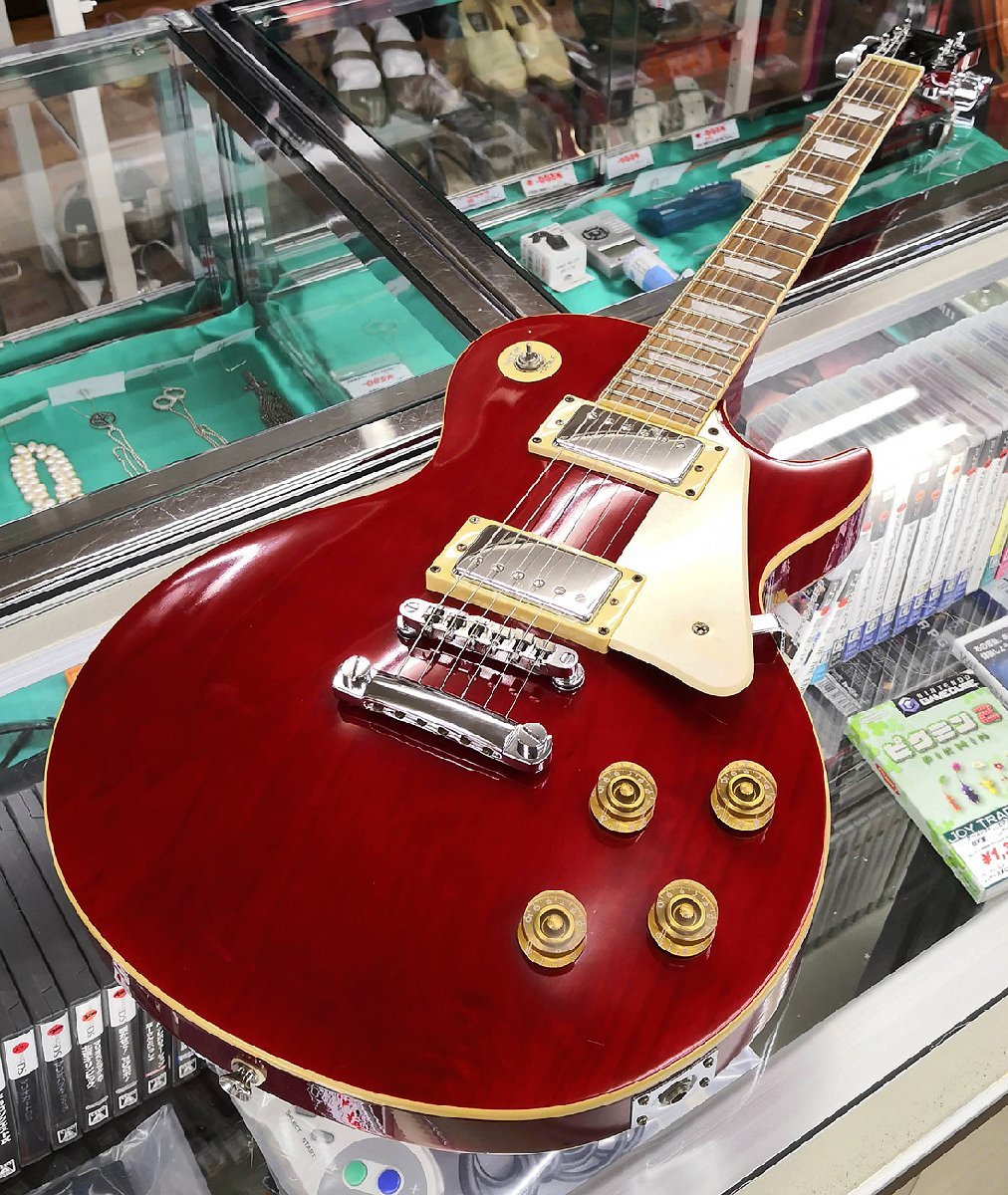 【完動品】K-Garage レスポール チェリーサンバースト ソフトケース付 K-Garage Let's Perform CH チェリー エレキギター レスポール