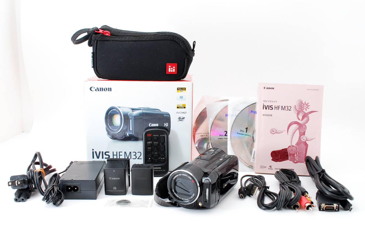 Canon キャノン iVIS HF M32 HD デジタル ビデオ カメラ 良品 Canon
