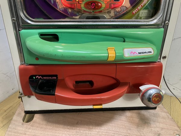 2580 ジャンク品 NISHIJIN 西陣 パチンコ 実機 春一番 筐体 レトロ台
