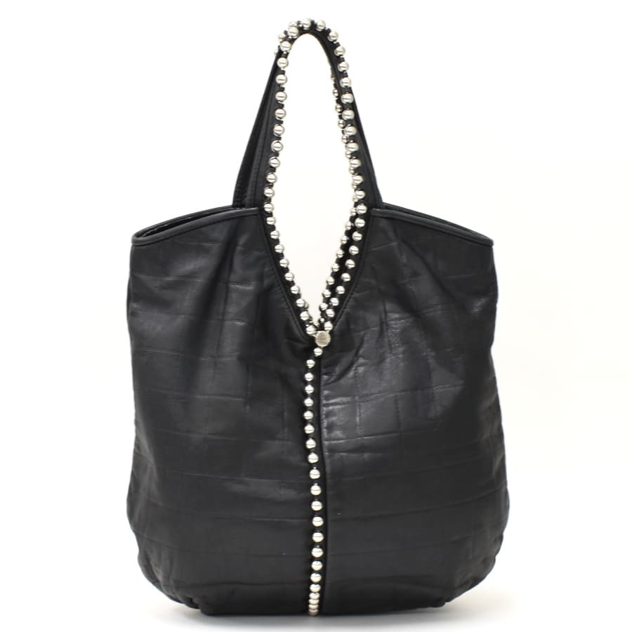 1円 ◆美品 FURLA フルラ トートバッグ ハンドバッグ ベル スタッズ ステッチエンボス レザー ブラック◆〇Bep トートバッグ レディース フルラ FURLA（エナメル ・ トートバッグ）のフリマアイテム一覧