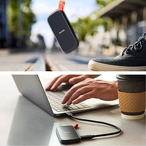 動作品】SanDisk SSD 外付け 1TB USB3.2Gen2 読出最大520MB/秒