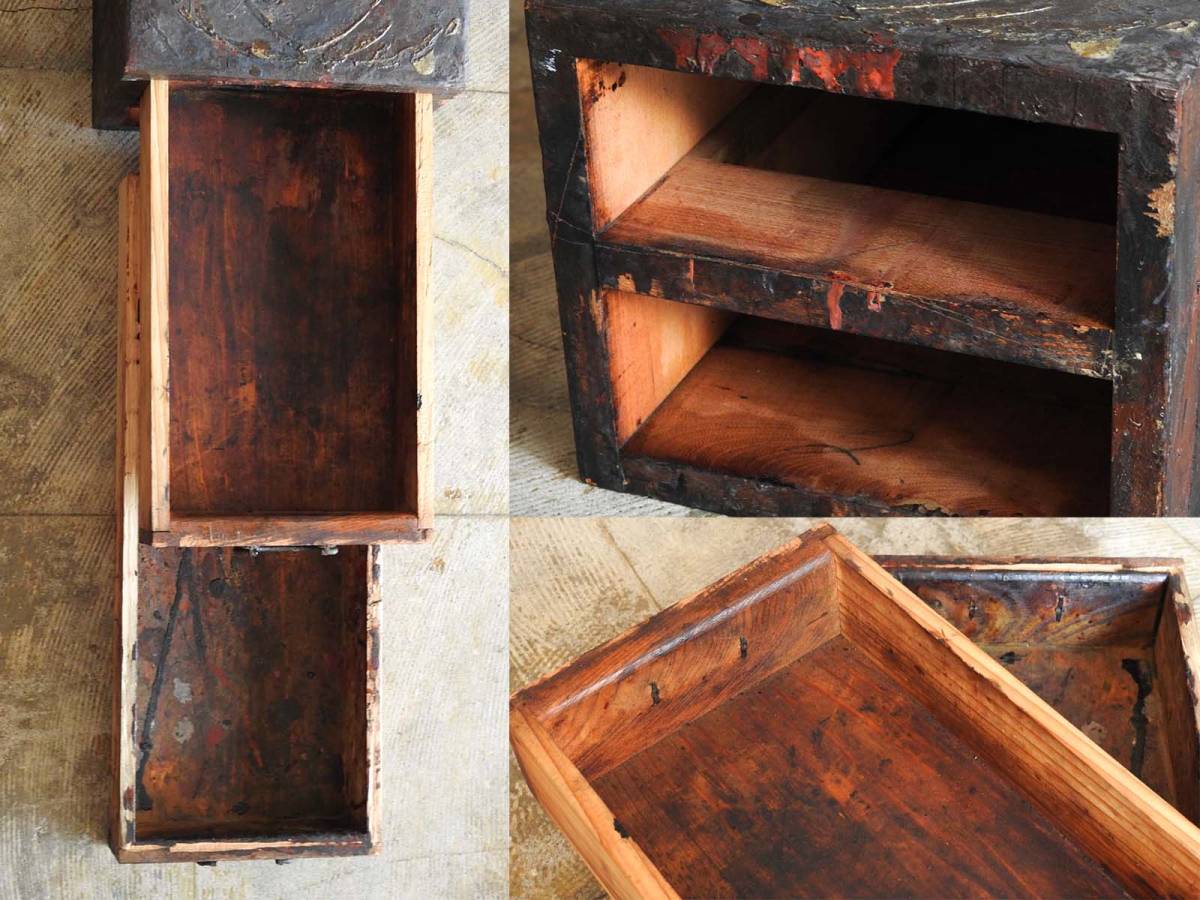 時代物の漆職人の使っていた欅鉢①検民芸古道具骨董 公式通販 台の中古 