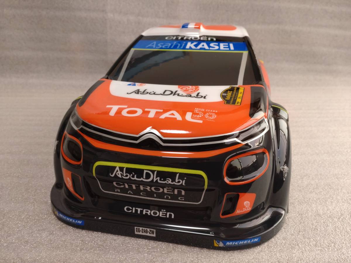 Citroën C3 WRC ラリーカーラジコンボディ Citroën c3 wrc ラジコンラリーボディ R2Racing 1 10 190mm幅