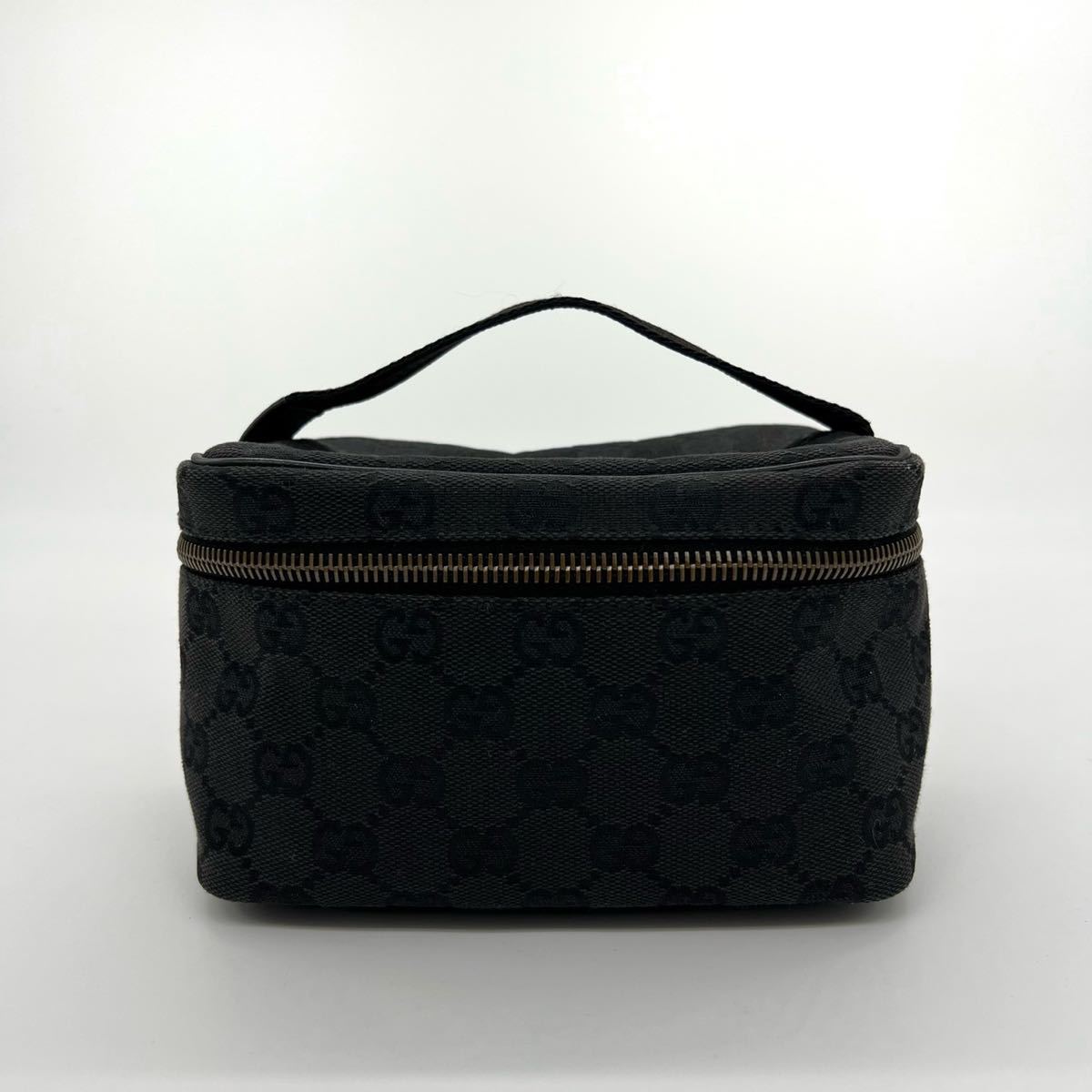 1円【美品 最高級】 グッチ GUCCI GG柄 スプリーム バニティポーチ 