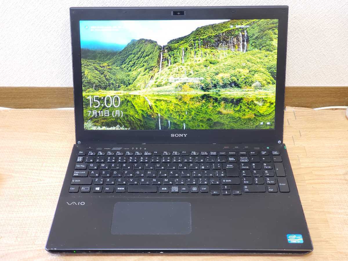 VAIO i7 | S15 8GB SSD SONY S Line、15.5インチのハイパフォーマンス