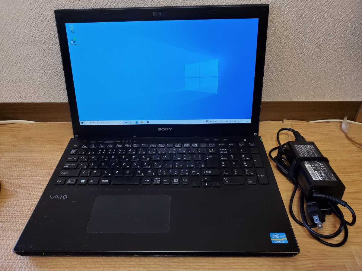 VAIO i7 | S15 8GB SSD SONY S Line、15.5インチのハイパフォーマンス