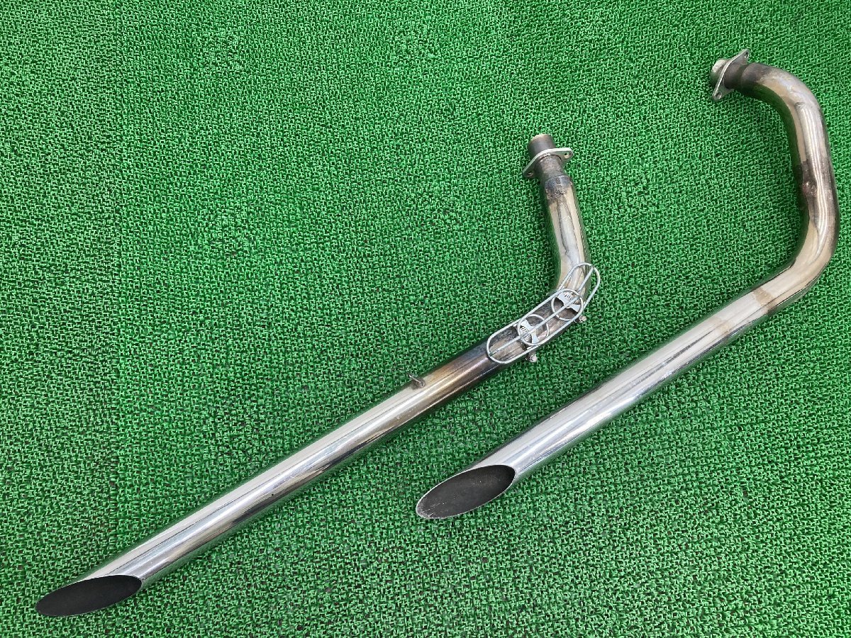 シャドウ400 マフラー 社外 中古 バイク 部品 NC34 ステン ドラッグ