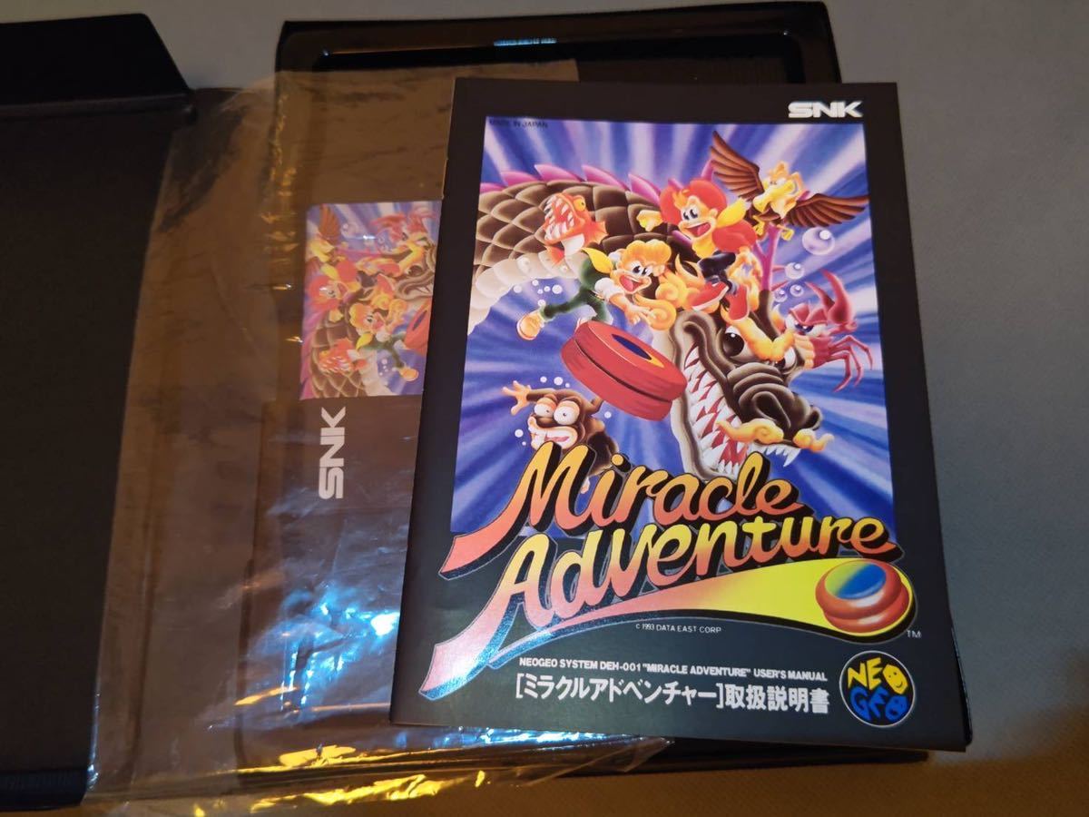 美品]ネオジオ ROMカセット ミラクルアドベンチャー NEOGEO SNK ロム 