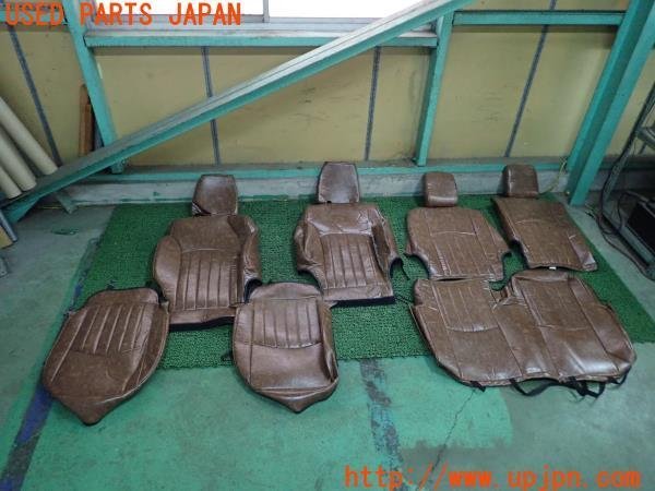 3UPJ=87300608]ジムニー シエラ(JB74W)社外 シートカバー ダークブラウン系 1台分 難有り 中古