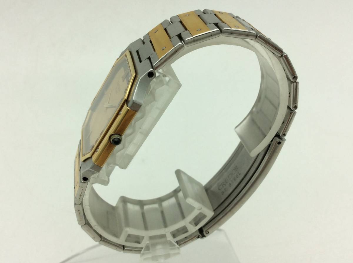 セイコー クレドール 14Kベゼル QZメンズ | PROD2.MILLENNIUMGARAGES.COM