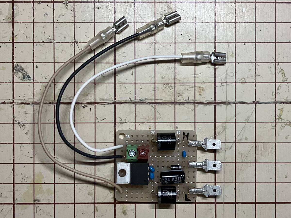 ヴィンテージベスパ 50s/100/125ET-3用ヘッドライトDC化+USB2.0