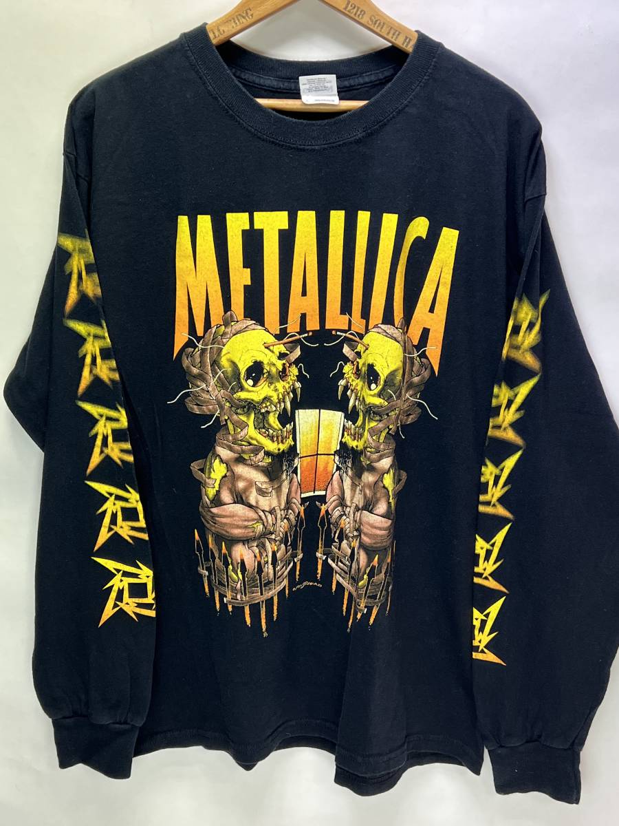2006年 メタリカ ロンT L METALLICA PUSHEAD 長袖Tシャツ ビンテージ 