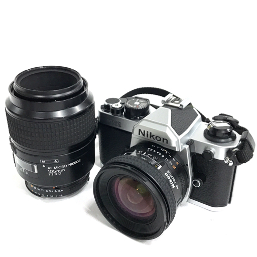 1円 Nikon New FM2 AF NIKKOR 20mm 1:2.8 D MICRO NIKKOR 105mm 1:2.8 