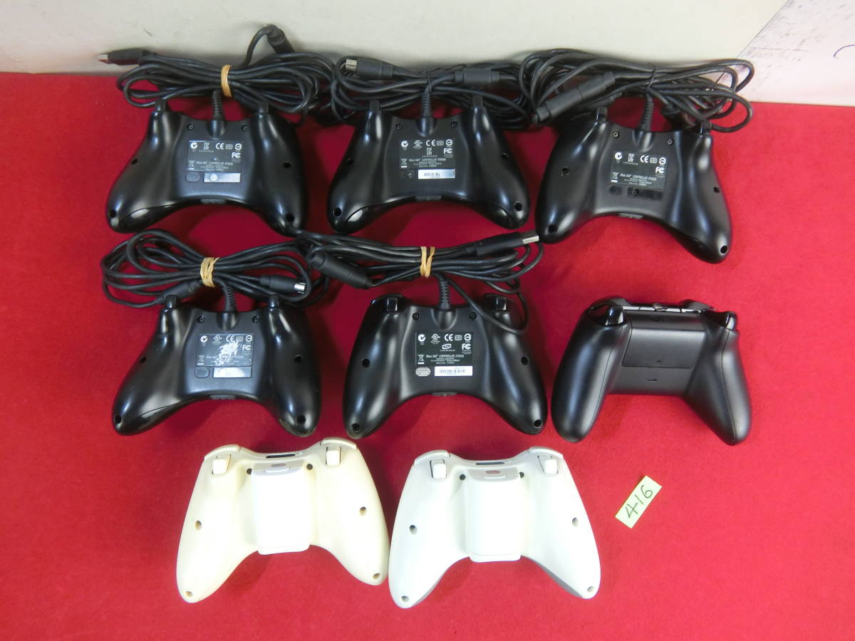 0709-416) XBOX 360 Xボックス360 コントローラー 動作未確認 部品取り