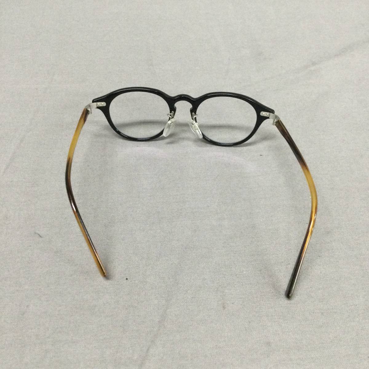 040713 209889 金子眼鏡 カネコメガネ T-269 BK 恒眸作 度入り 鯖江 手 