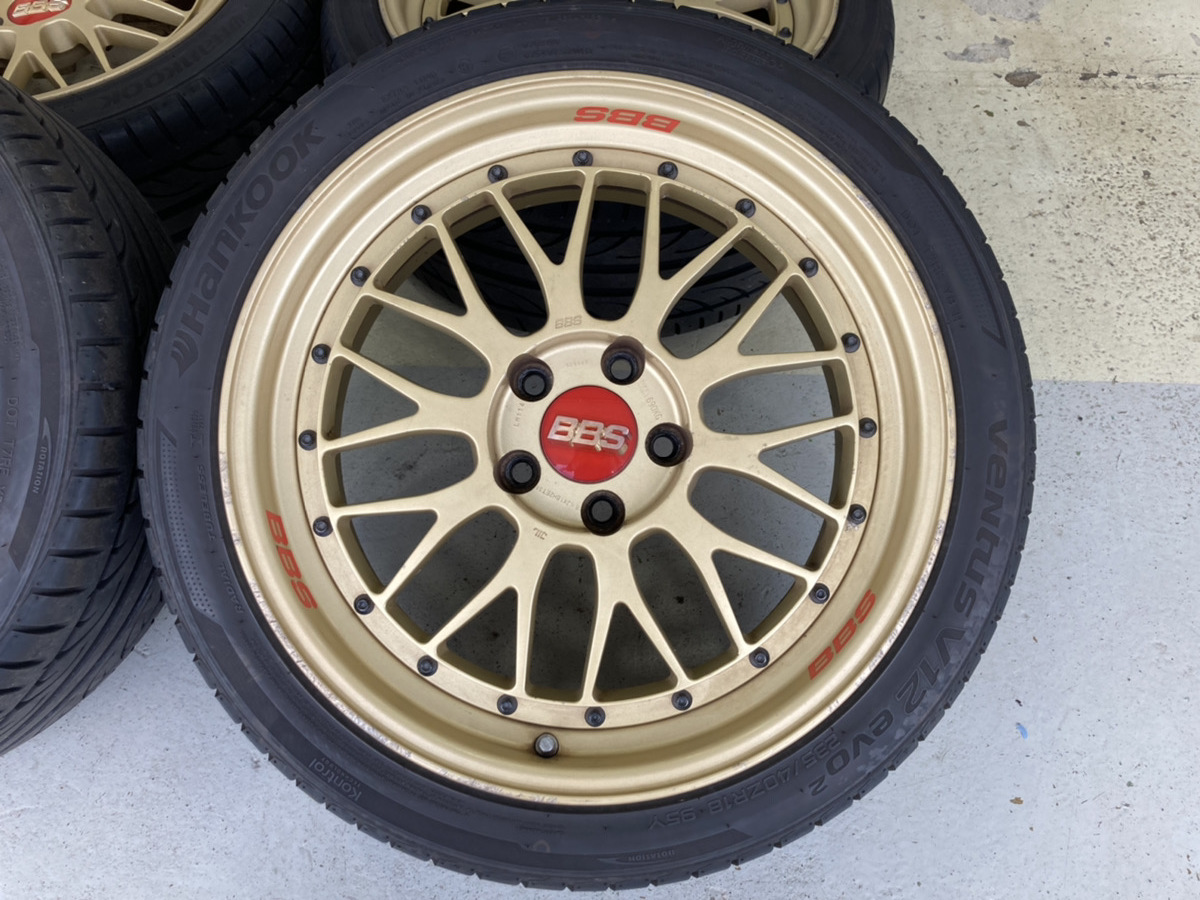 ☆NO.4134☆BBS LM LM114 8.5J +38 LM115 9.5J +38 235/40R18 265 