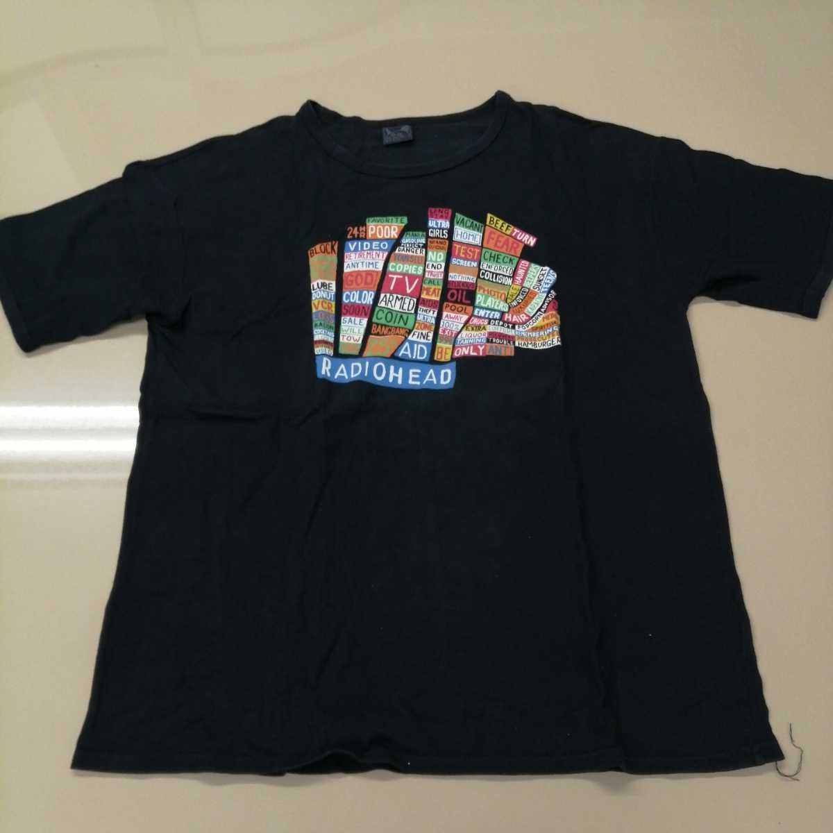 B07 バンドTシャツ レディオヘッド hail to the thief RADIOHEAD 