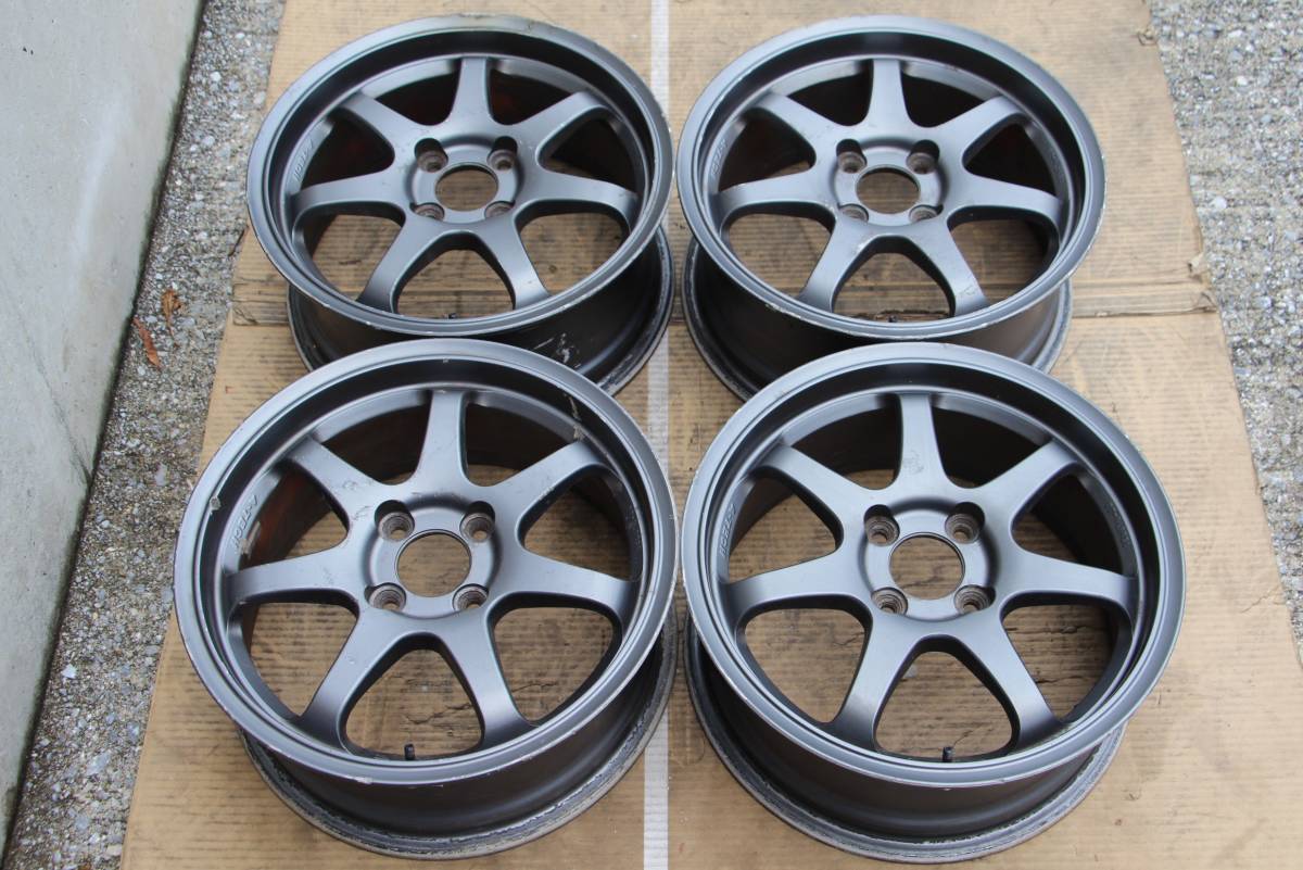 4穴 4本 PCD100 Yahoo!オークション 419△A-TECH SCHNEDER ホイール