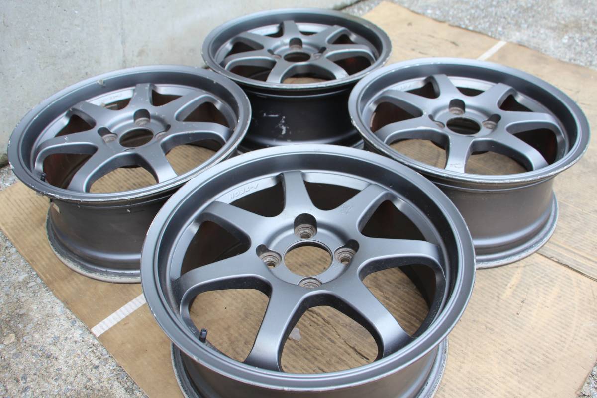 4穴 4本 PCD100 Yahoo!オークション 419△A-TECH SCHNEDER ホイール
