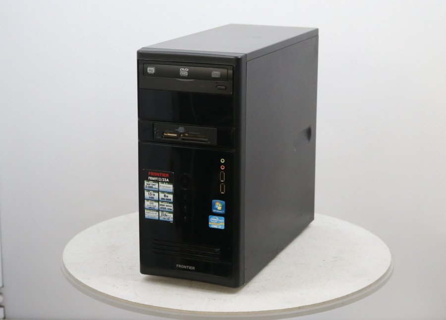 FRONTIER ”FRM912/23A” Core i7-2600 3.40GHz・8GB・Win 11 Pro 64bit