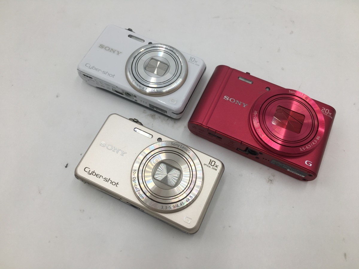 ♪△【SONY ソニー】コンパクトデジタルカメラ 3点セット DSC-WX300 他 