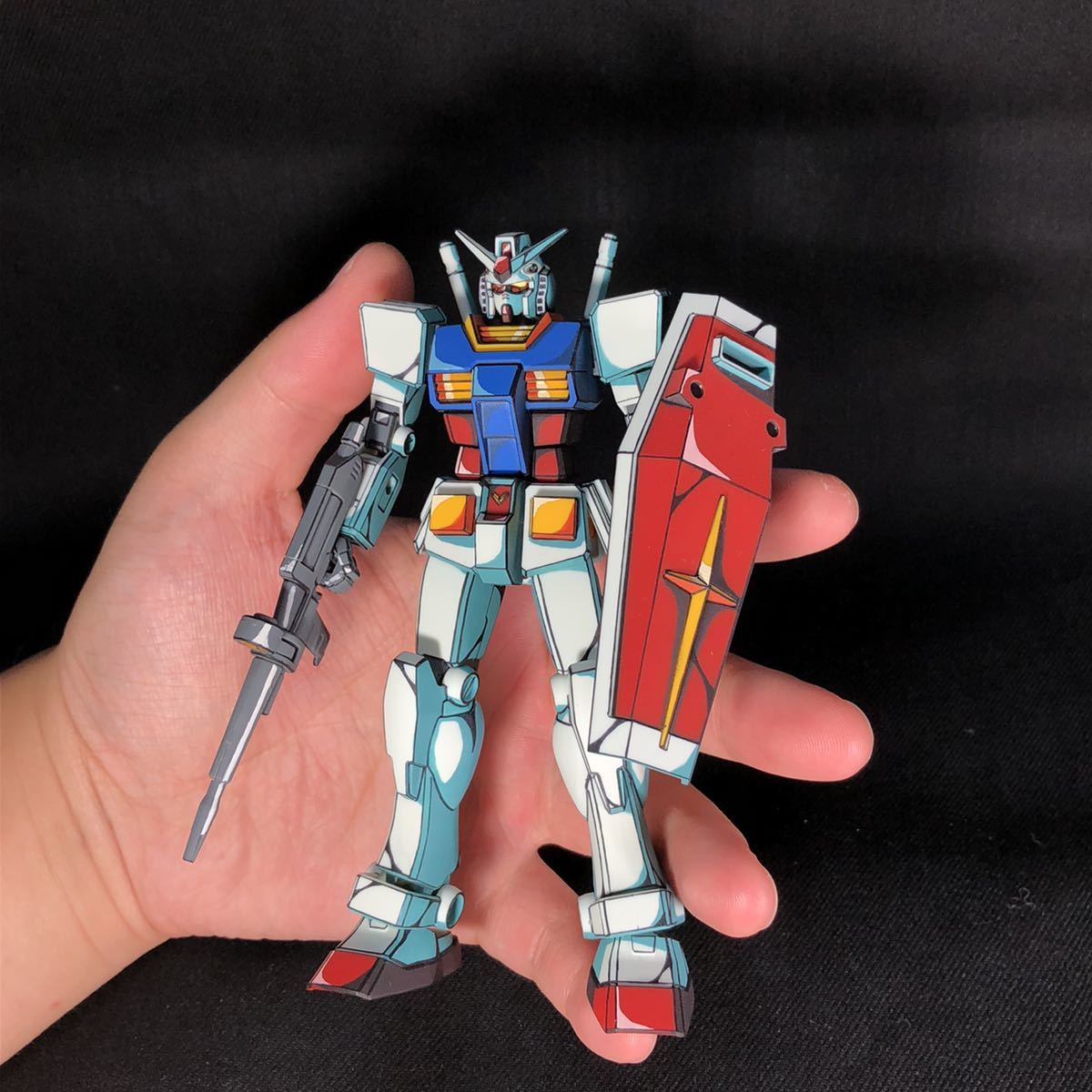 EG RX-78-2 ガンダム ガンプラ 塗装済み完成品 アニメ塗り 二次元塗装