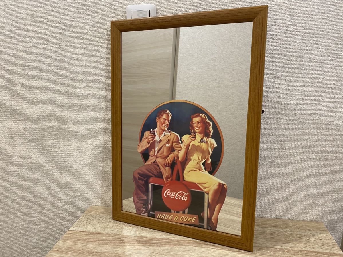 コカ・コーラ コカコーラ パブミラー ヴィンテージ 美術品
