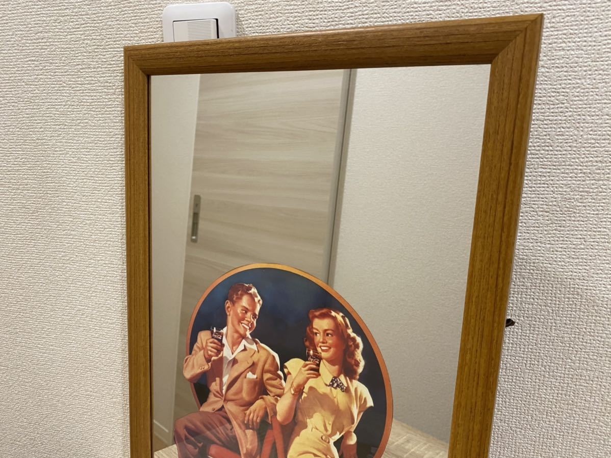 コカ・コーラ コカコーラ パブミラー ヴィンテージ 美術品