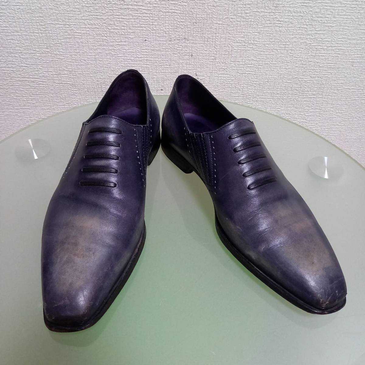 Berluti ベルルッティ レザースリッポン ビジネスシューズ 7 約25.5 