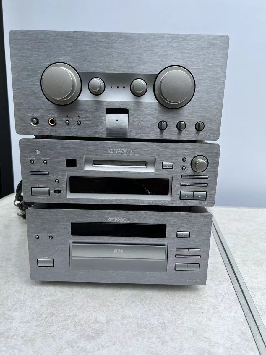 動作確認済】KENWOOD KAF-5002 CD MDセット 動作確認済KENWOOD KAF
