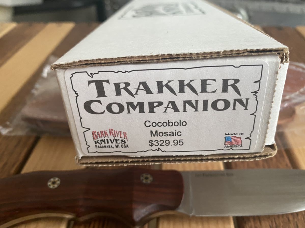 美品 レア バークリバー ナイブス トラッカー コンパニオン BARK RIVER KNIVES TRAKKER COMPANION / ブラボー