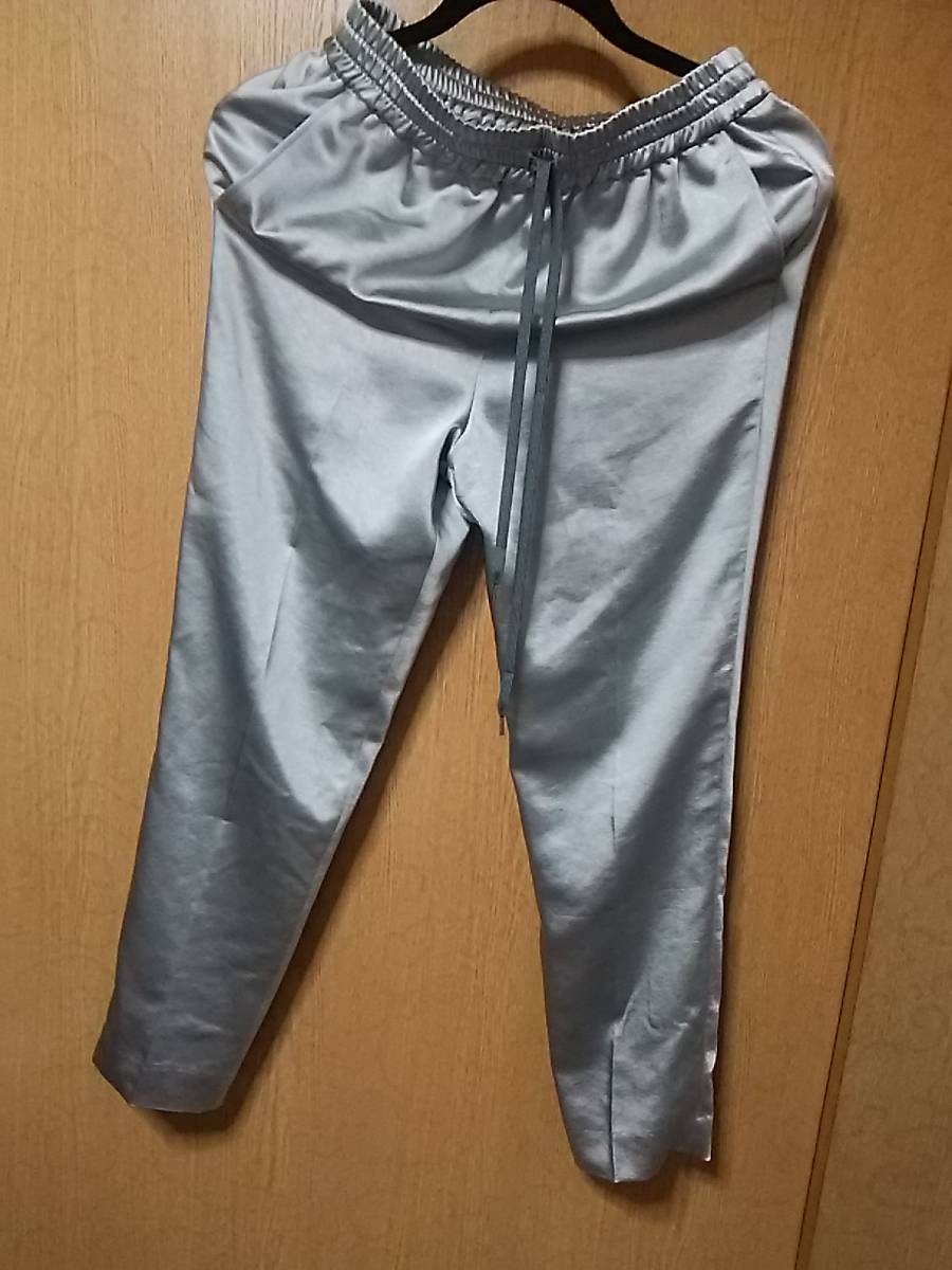 PARIGOT パリゴ 1タックフラノワイドパンツ ブルー/S/36 derico様 ご専用 