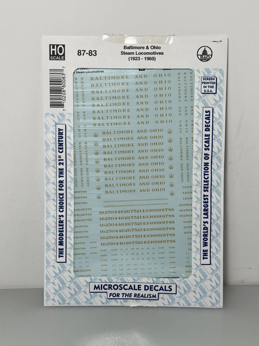 Microscale Decals O Scale - P&D Hobby Shop