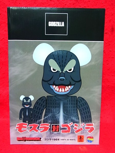 BE@RBRICK ゴジラ1964 (モスラ対ゴジラ)100％ & 400% Medicom 2020