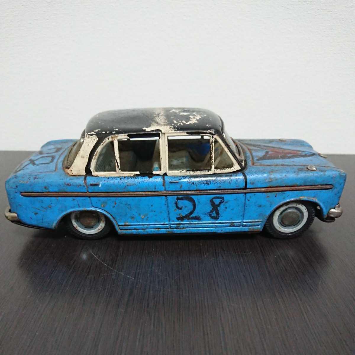 0 ～ ブリキ自動車コレクションから ☆1966年アサヒ玩具 ミラー欠 