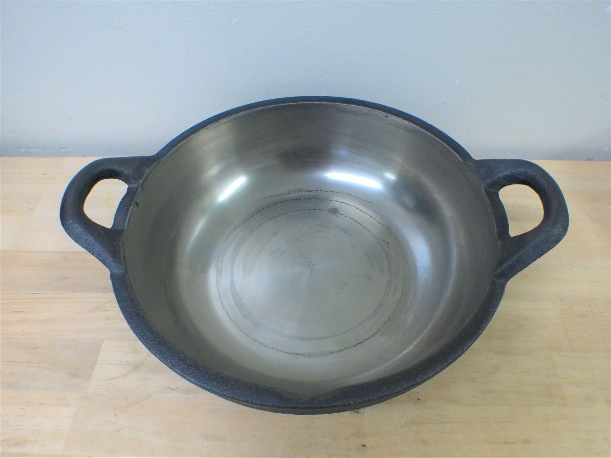 久慈砂鉄 すきやき鍋 山王堂製 内径約27cm、深さ約5cm 【公式通販】
