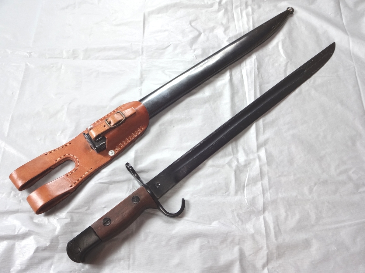旧日本軍 三十年式銃剣 三八式歩兵銃 中田商店剣差付き 三十年式銃剣 旧日本軍 三八式歩兵銃 日本陸軍 ミリタリーショップ