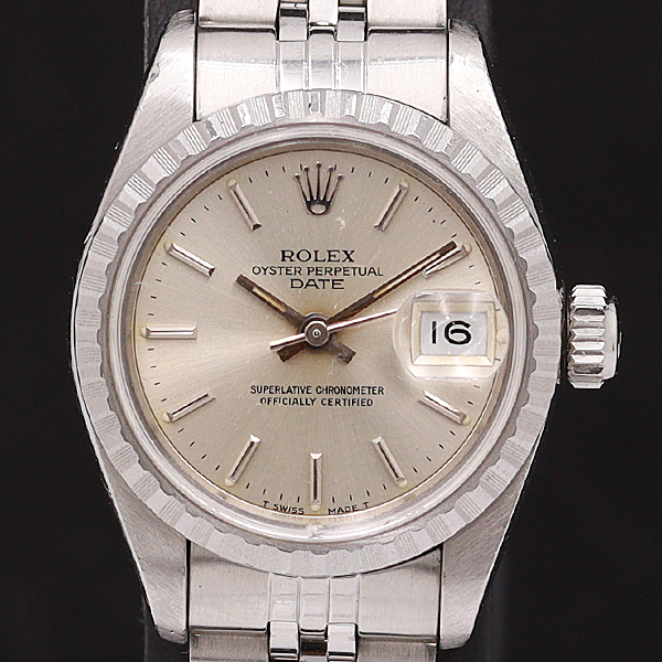 ロレックス 0 オイスターパーペチュアル デイト ROLEX レディース SS 