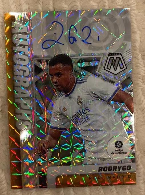 ☆1円スタート☆直筆サイン☆ロドリゴ☆ 2021-22 Panini Mosaic LaLiga