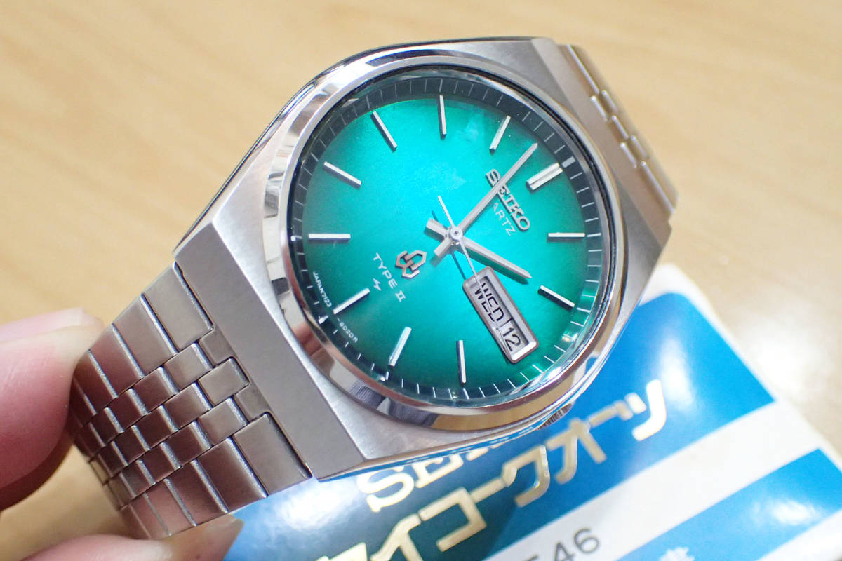 デッドストック セイコー タイプII グリーン文字盤 SEIKO セイコー 