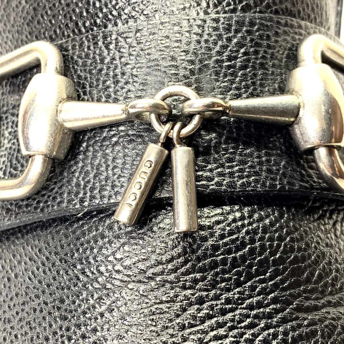 GUCCI ビット ローファー グッチ 1&frasl;2 0 1 ネイビー系 ☆ 2&frasl;16 2 イタリア製 ショート 3 5E＝26 革靴