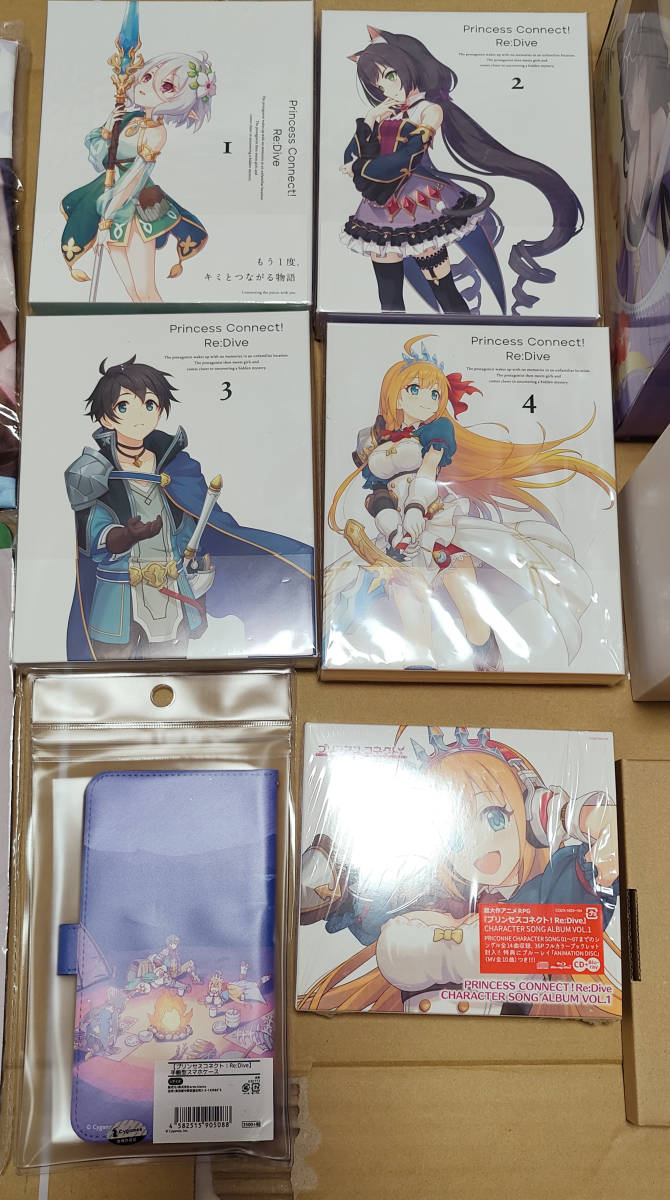 [中古] 1円～ プリンセスコネクト! Re：Dive Blu-ray 全4巻+CD+グッズセット_3