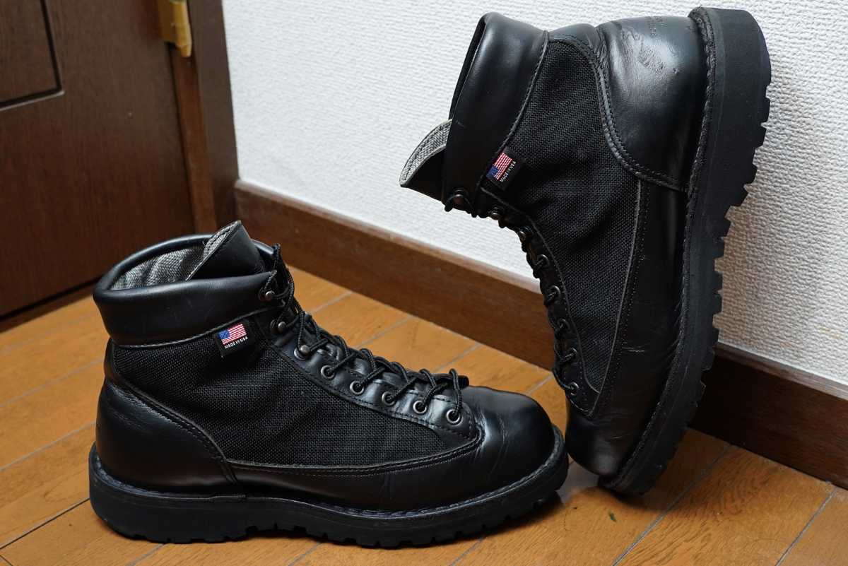 DANNER ダナーライト ブラック 黒 us9 ゴアテックス ブーツ 31400x 