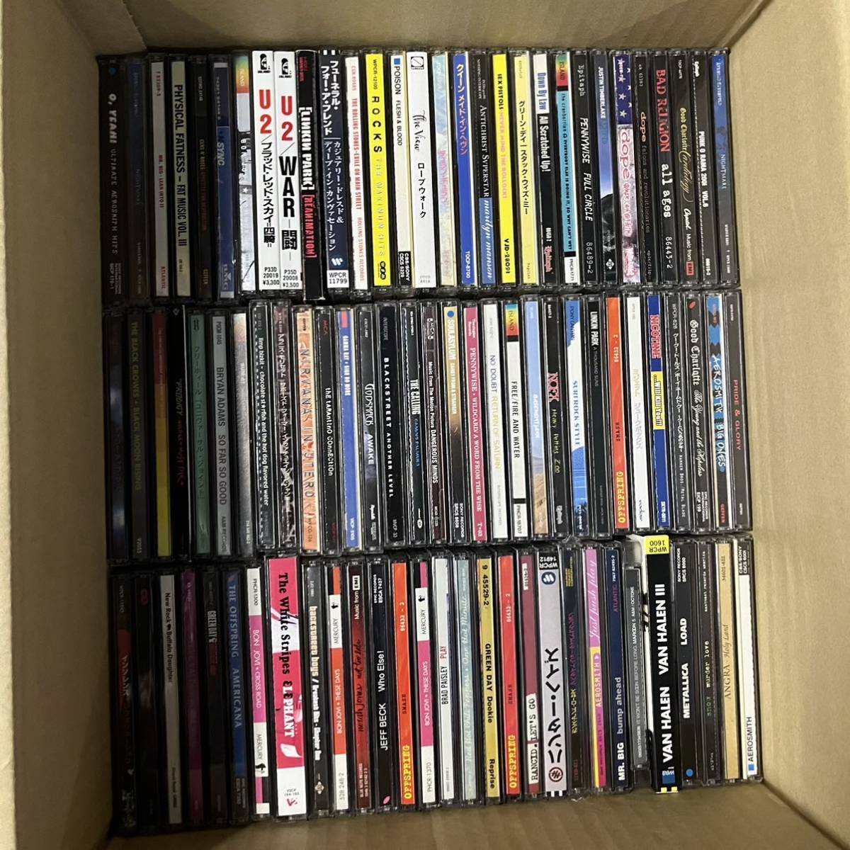 最安値，お買い得 ロック ハードロック メタル ヘビメタ HM HR 洋楽 まとめ CD 約150枚 100サイズ 1箱 転売 転売用 盤 シール帯 あり(一般)｜売買されたオークション情報、yahooの商品情報をアーカイブ公開 - オーク 一般