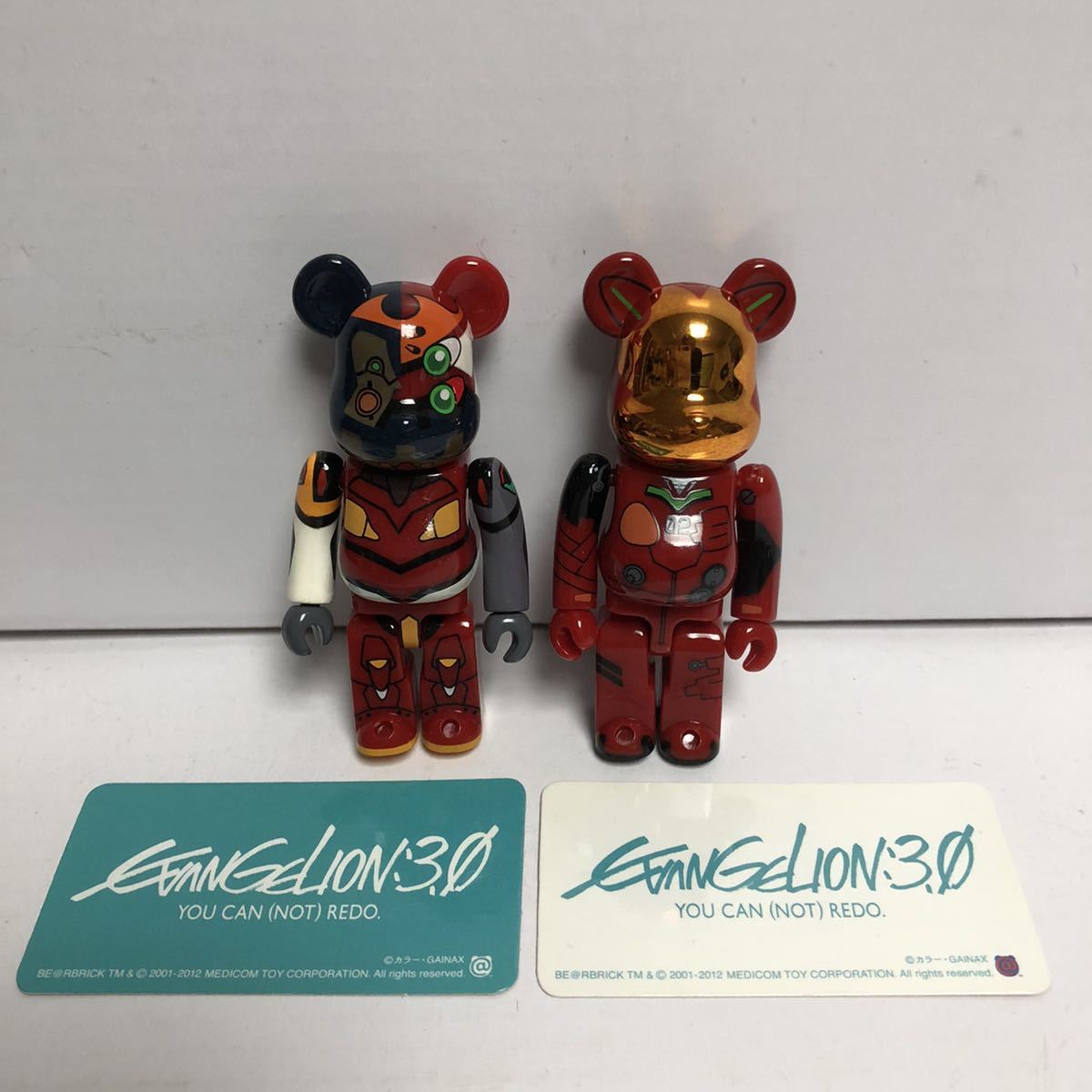 激レア ベアブリック シリーズ25 エヴァンゲリオン 新劇場版Q 2号機 & アスカ シークレットセット (BE@RBRICK エヴァ 改弐号機)