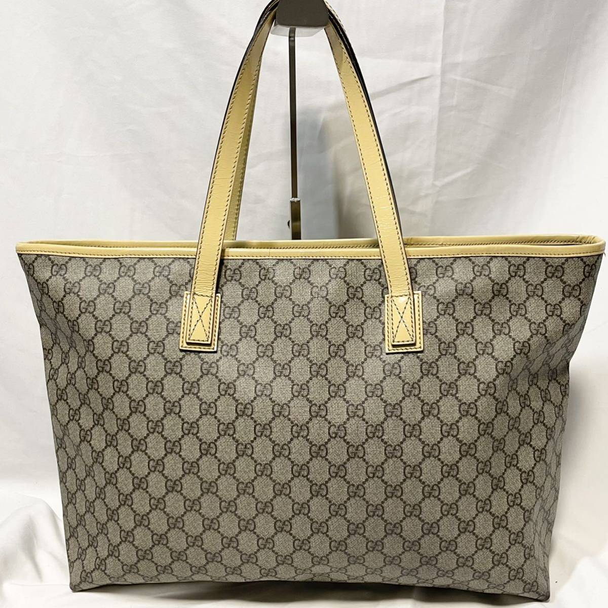 グッチ GGスプリーム トートバッグ A4 肩かけ可能！希少色