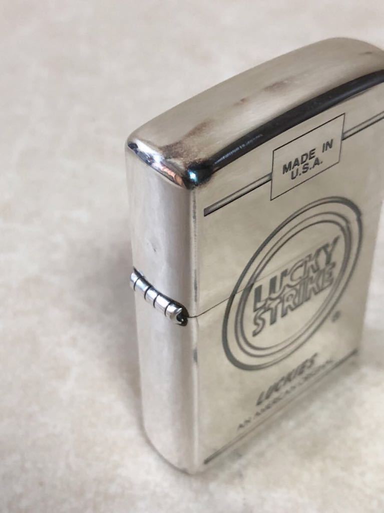 ZIPPO ジッポー LUCKYSTRIKE ラッキーストライク タバコパッケージ柄 