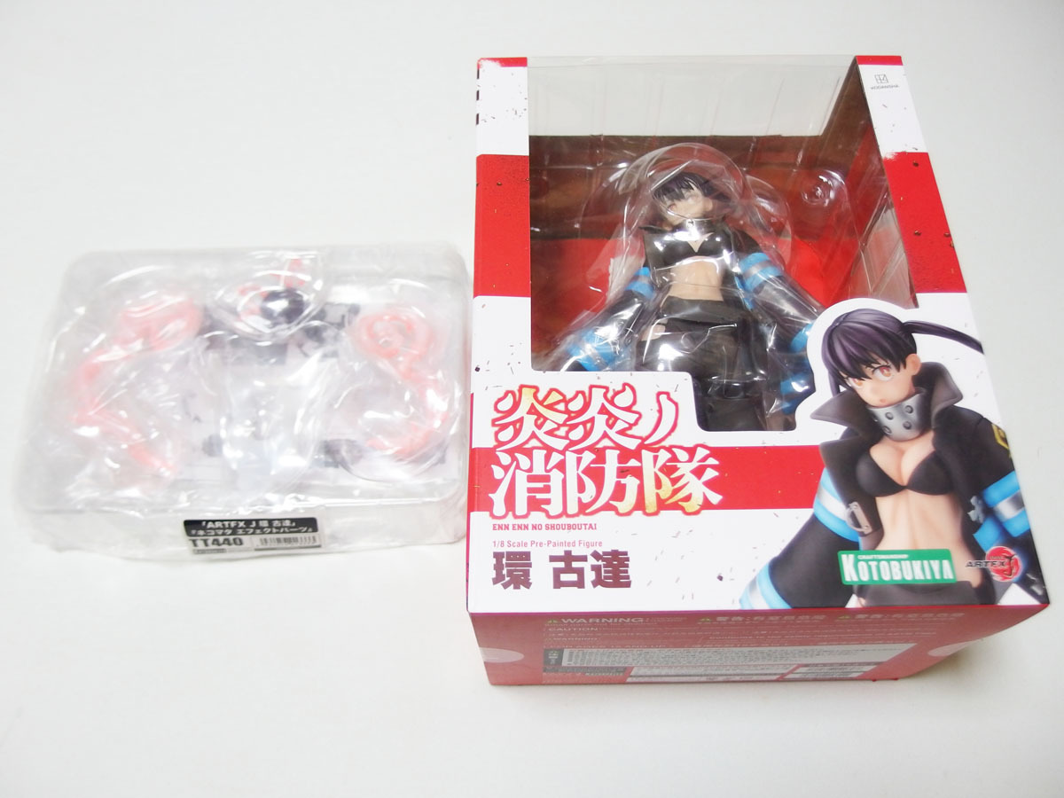 新品未開封 コトブキヤ ARTFXJ 1/8 炎炎ノ消防隊 環古達 ネコマタ エフェクトパーツ付き