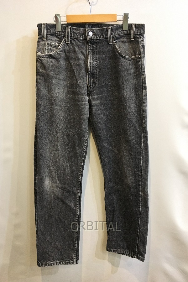 大得価，正規品 二子玉 LEVI'S リーバイス USA製 505デニムパンツ ジーンズ ブラック メンズ W36 L30 おタバコ臭あり(W36)｜売買されたオークション情報、yahooの商品情報をアーカイブ公開 - オークファン W36
