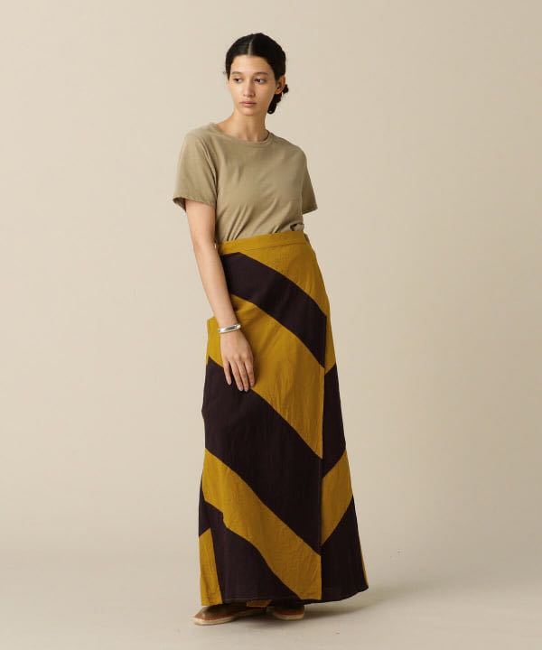21SS Pilgrim Surf+Supply / Lina Aizu Wrap Skirt ラップマキシ  